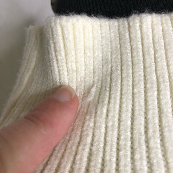 Anthropologie Maeve cream mock turtleneck sweater size Small - Picture 12 of 16